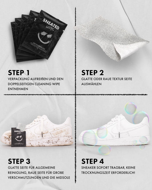 Sneated Sneaker Cleaning Wipes 30 Pack