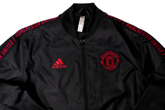 Adidas Manchester United Track-Jacket Black Vintage