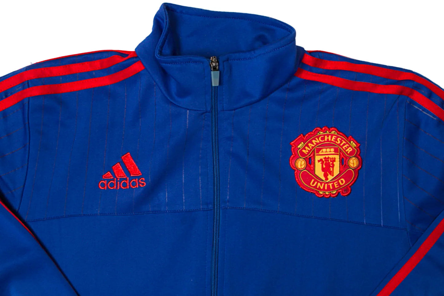 Adidas Manchester United Track-Jacket Blue Vintage