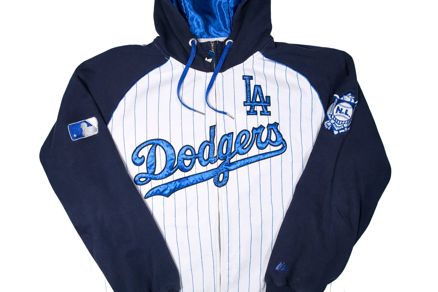 Baseball Hoodie Zipper La Dodgers Vintage