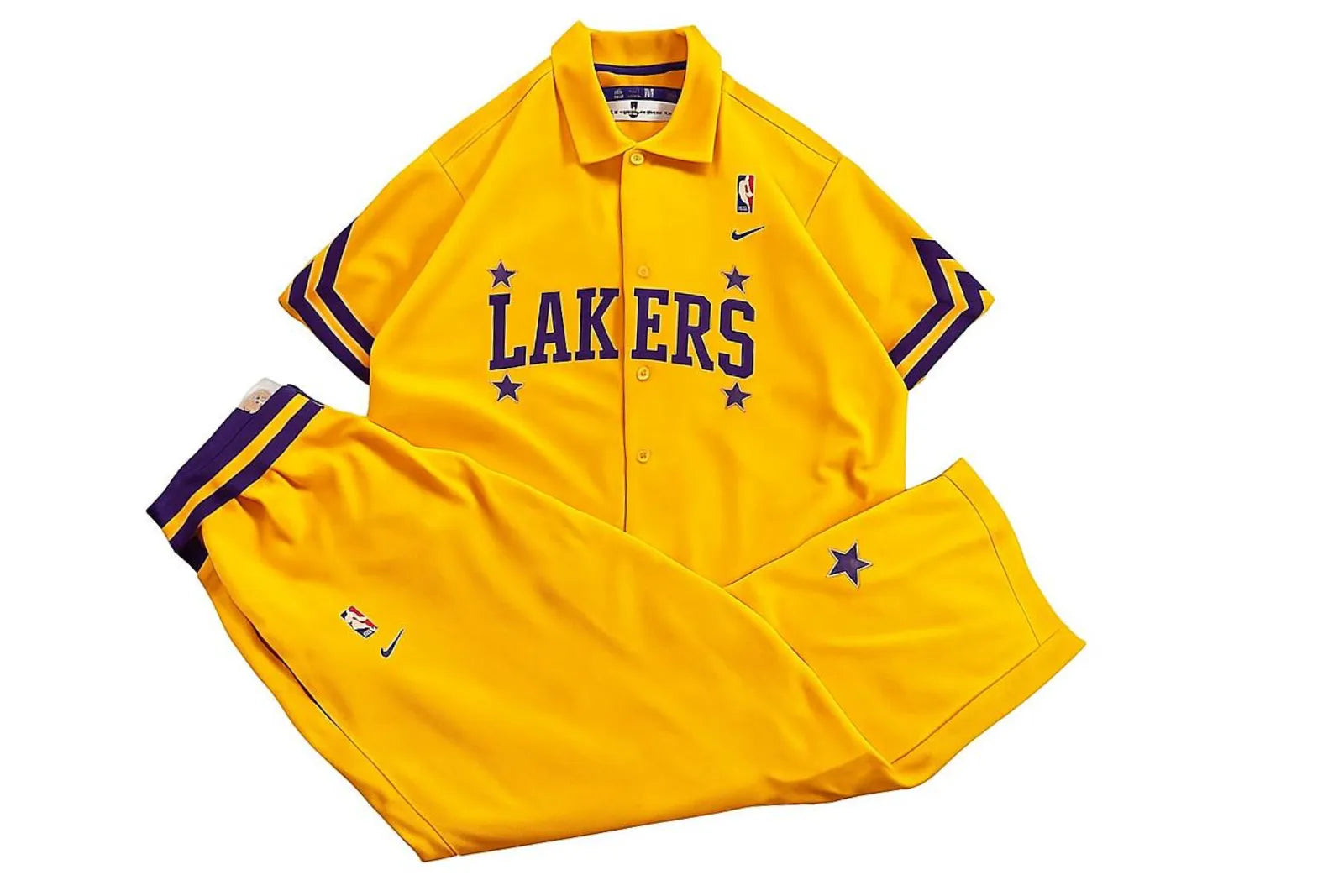 Nike LA Lakers NBA 90s Warm Up Full Tracksuit Vintage – Vintage