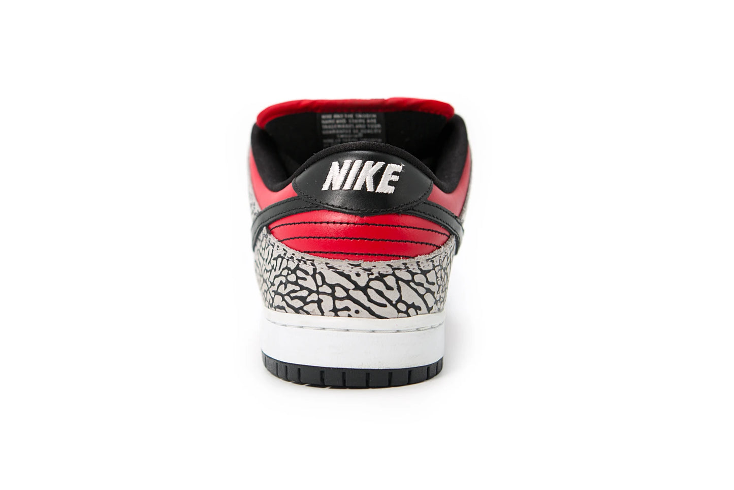 Nike SB Dunk Low Supreme Red Cement 2012 G Eazy Personal Pair