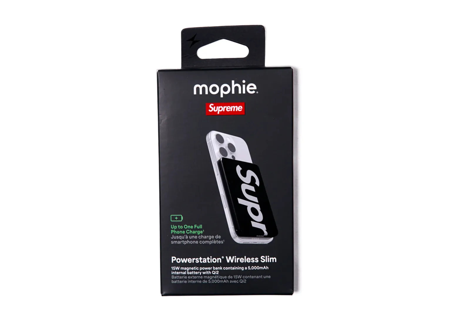 Supreme Mophie Qi2 Powerbank Black – Vintage Original | SNKRS Universe