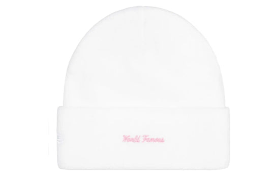 New Era Box Logo Beanie FW25 White