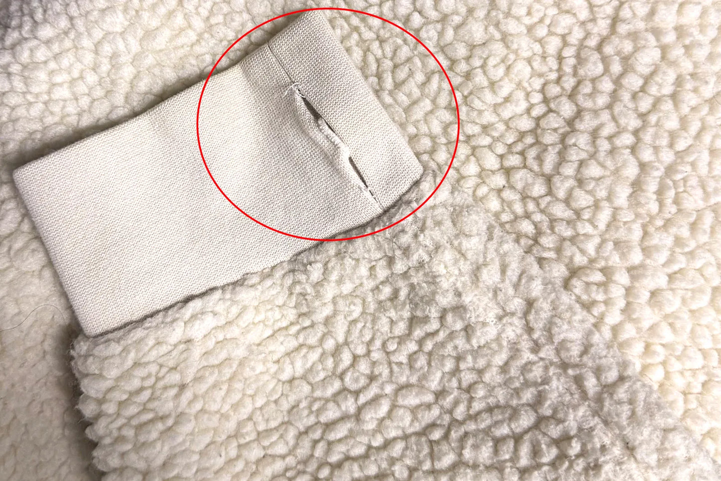 Cactus Jack Trails Half Zipper Sherpa Nature Creme