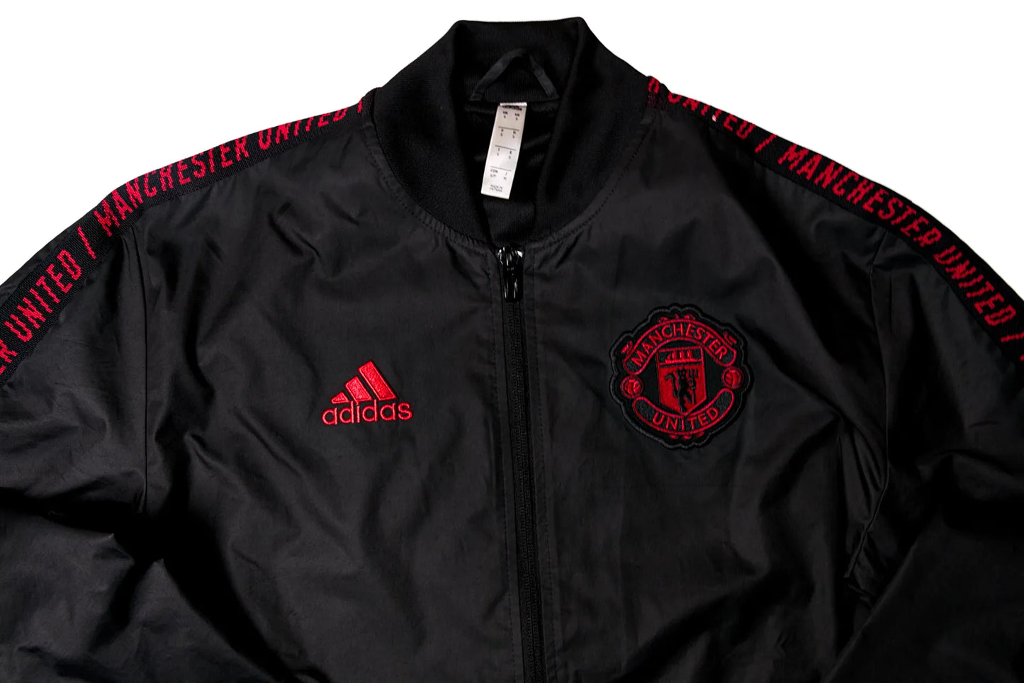 Adidas Manchester United Track-Jacket Black Vintage