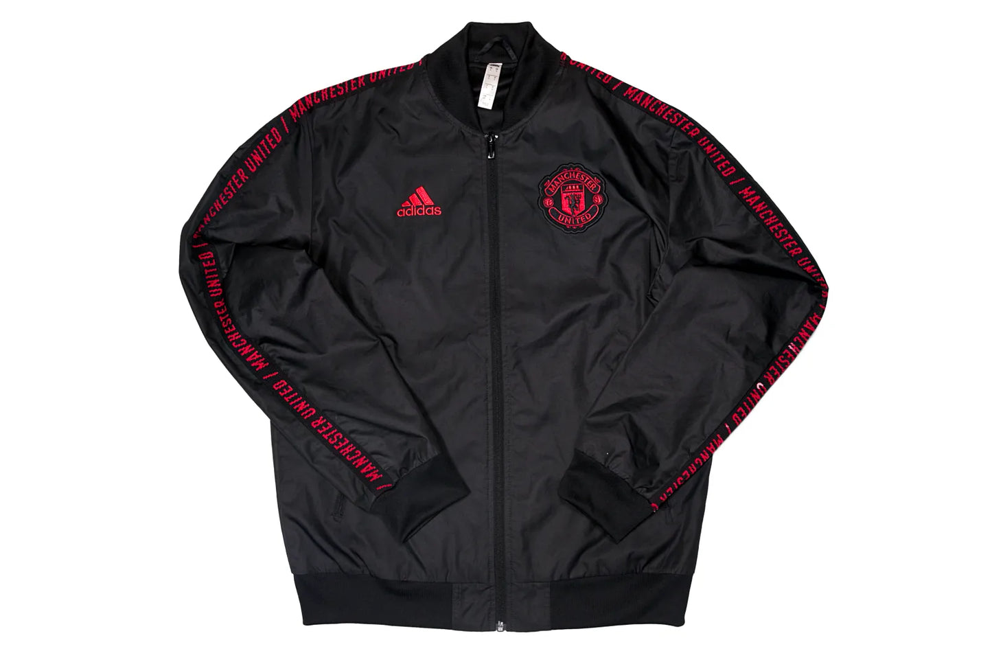 Adidas Manchester United Track-Jacket Black Vintage