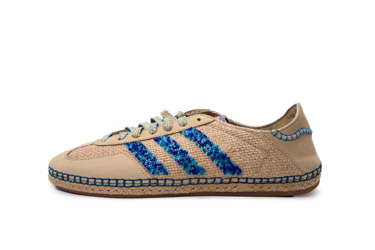 Adidas Gazelle Clot Linen Khaki