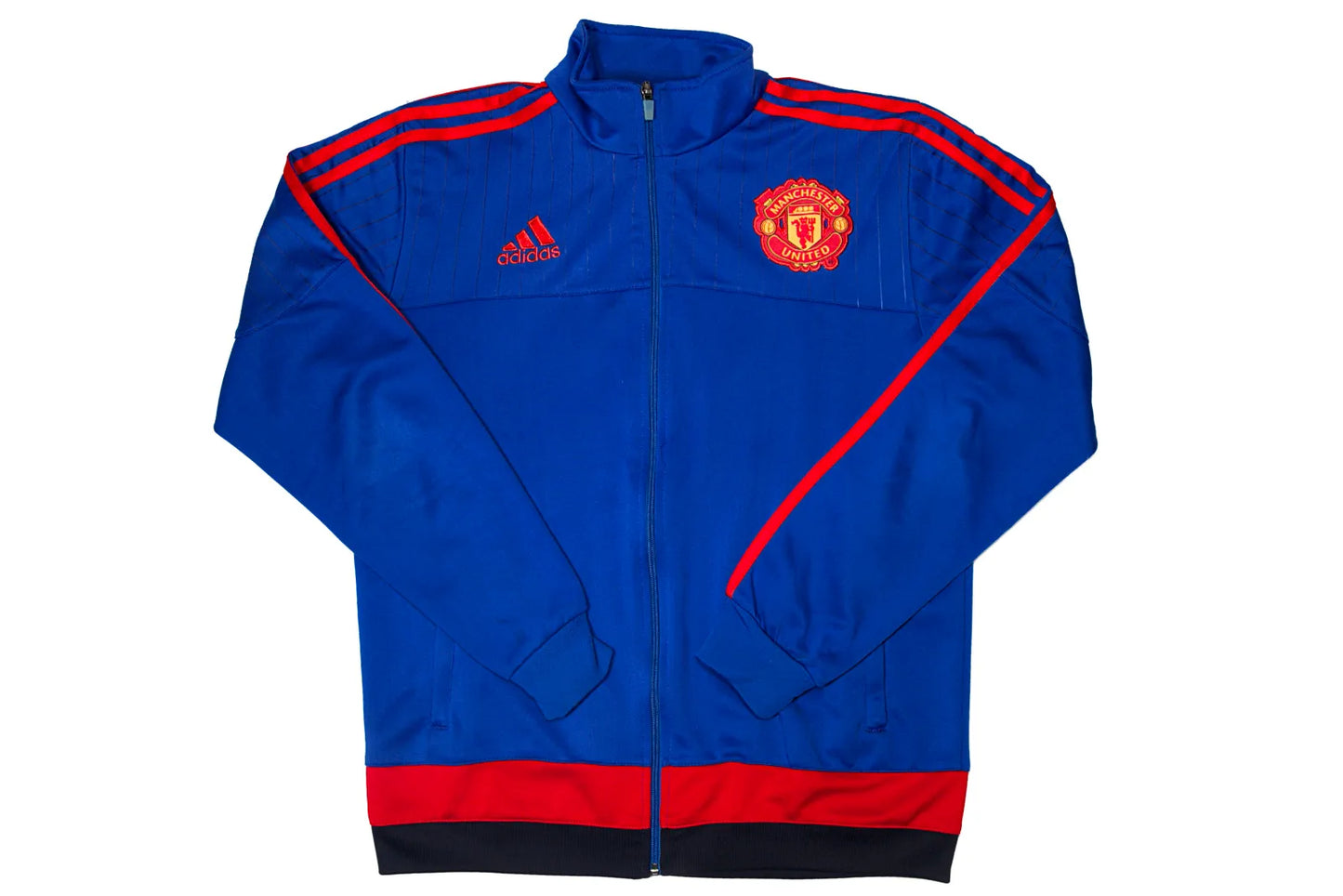 Adidas Manchester United Track-Jacket Blue Vintage