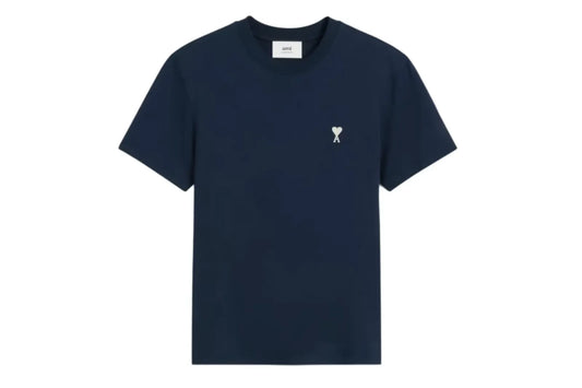 Ami Paris Hert Frind Logo T-Shirt Navy