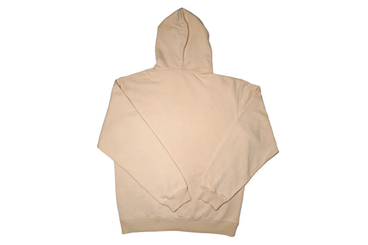 Jacquemus Hoodie mit Logo Patch Creme