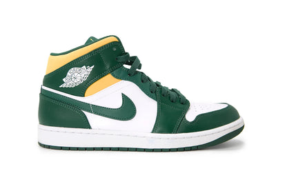 Jordan 1 Mid Sonics Noble Green 2021