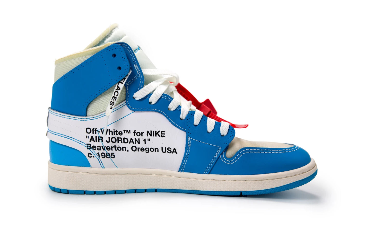 Jordan 1 Retro High X Off White UNC