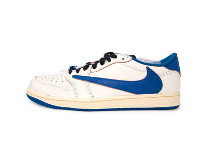 1 Retro Low OG SP Fragment X Travis Scott Off Militaryblue