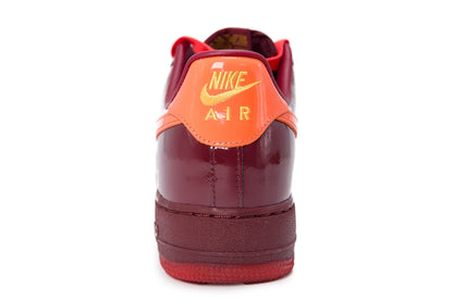 Air Force 1 Low Patent Dark Team Red Safety Orange