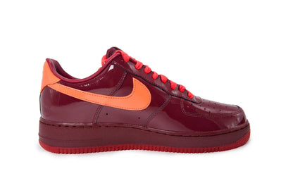 Air Force 1 Low Patent Dark Team Red Safety Orange