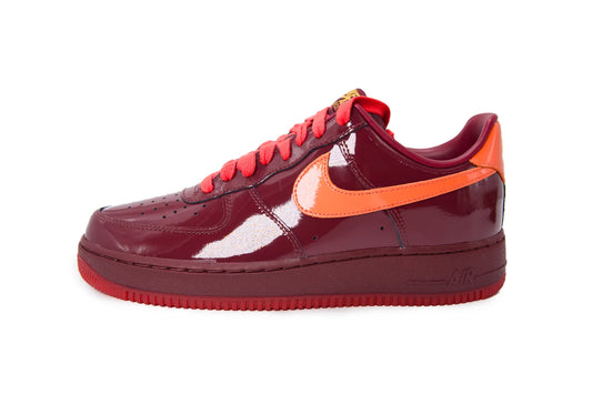 Air Force 1 Low Patent Dark Team Red Safety Orange