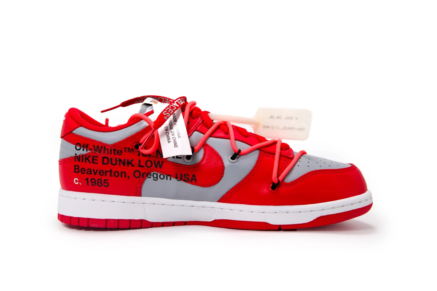 Nike Dunk Low Off White Red