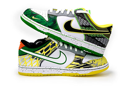 Nike Dunk Low What The Duck Away University Of Oregon PE