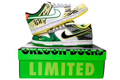 Nike Dunk Low What The Duck Away University Of Oregon PE