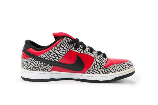 Nike SB Dunk Low Supreme Red Cement 2012 G Eazy Personal Pair
