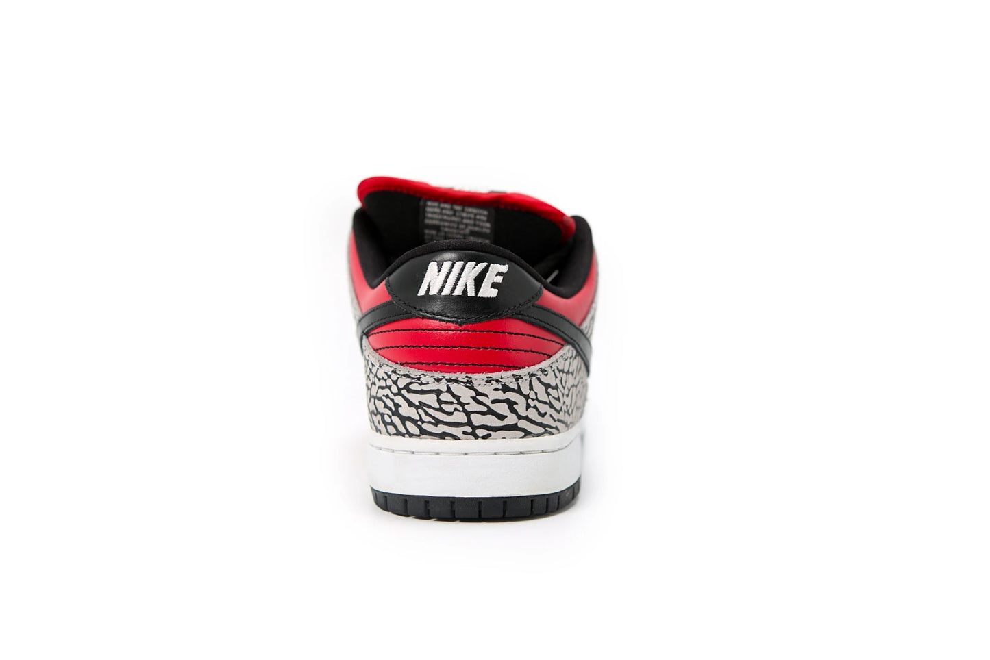 Nike SB Dunk Low Supreme Red Cement 2012 G Eazy Personal Pair