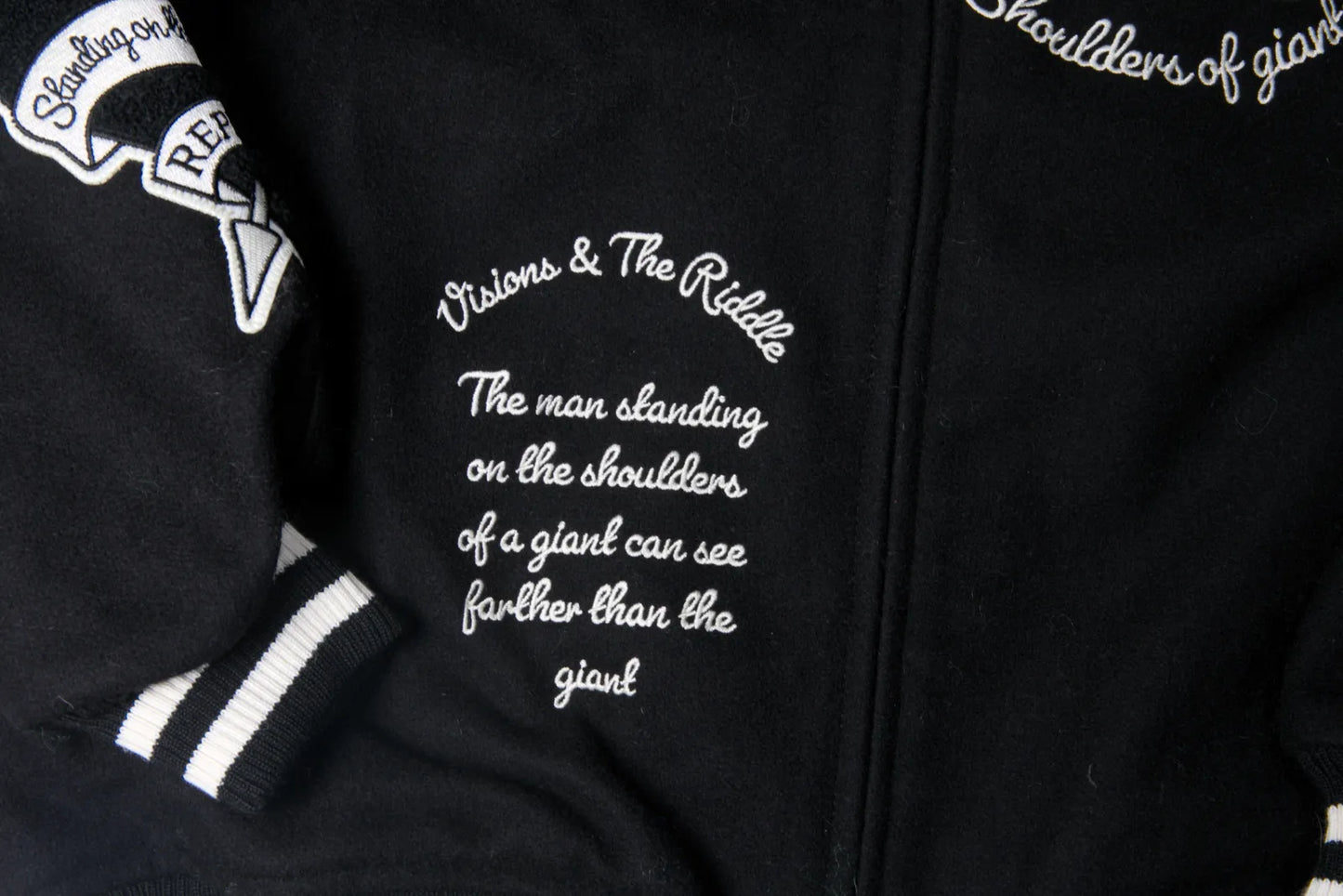 Represent Cherub Wool College Jacket Jet