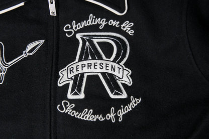 Represent Cherub Wool College Jacket Jet