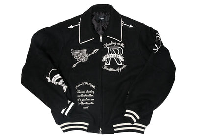 Represent Cherub Wool College Jacket Jet