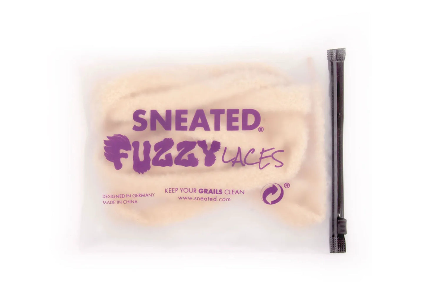 Sneated Fuzzy Laces Creme