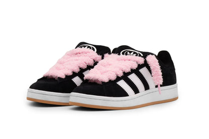 Sneated fuzzy Laces Hot Pink