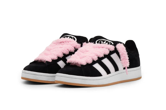 Sneated fuzzy Laces Hot Pink