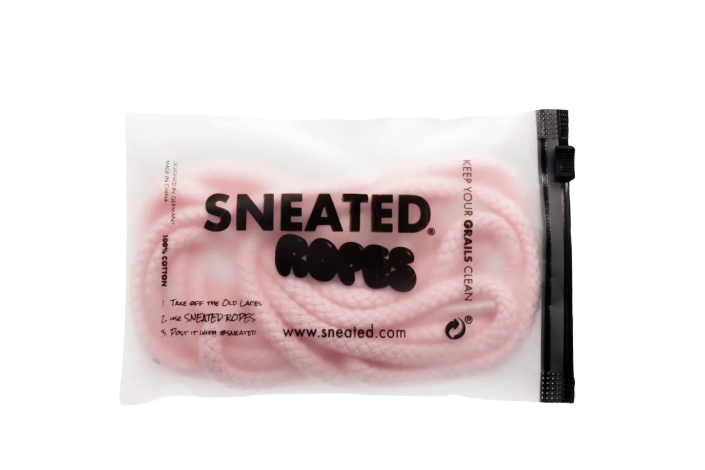 Sneated Ropes Laces Hot Pink