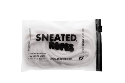 Sneated Ropes Laces White
