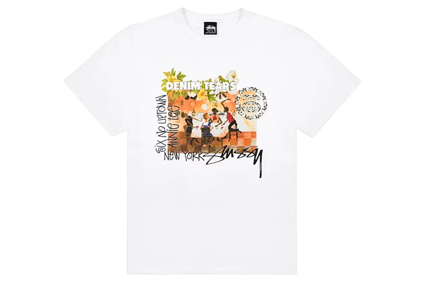 Stussy X Denim Tears Annie Lee Artis Tee White