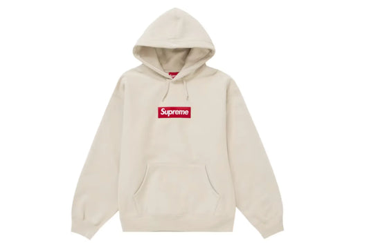 Supreme Box Logo Hoodie HW24 Stone