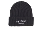 Supreme Classic Logo Chunky Ribbed Cap HW24 Black thumbnail