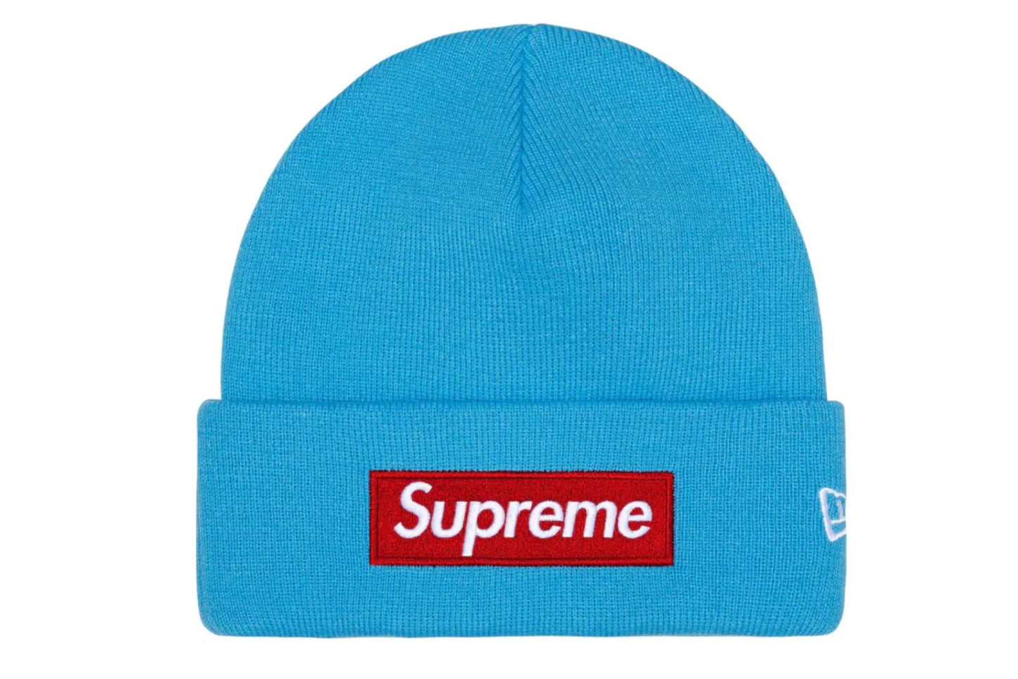 New Era Box Logo Beanie FW25 Blue