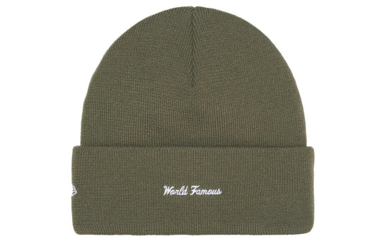 New Era Box Logo Beanie FW25 Light Olive