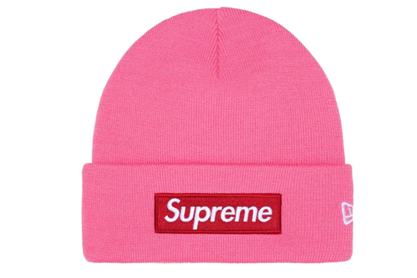 New Era Box Logo Beanie FW25 Magenta
