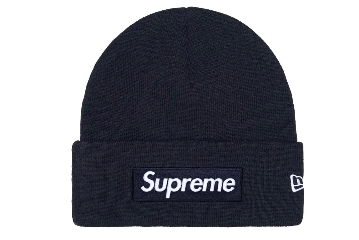 New Era Box Logo Beanie FW25 Navy