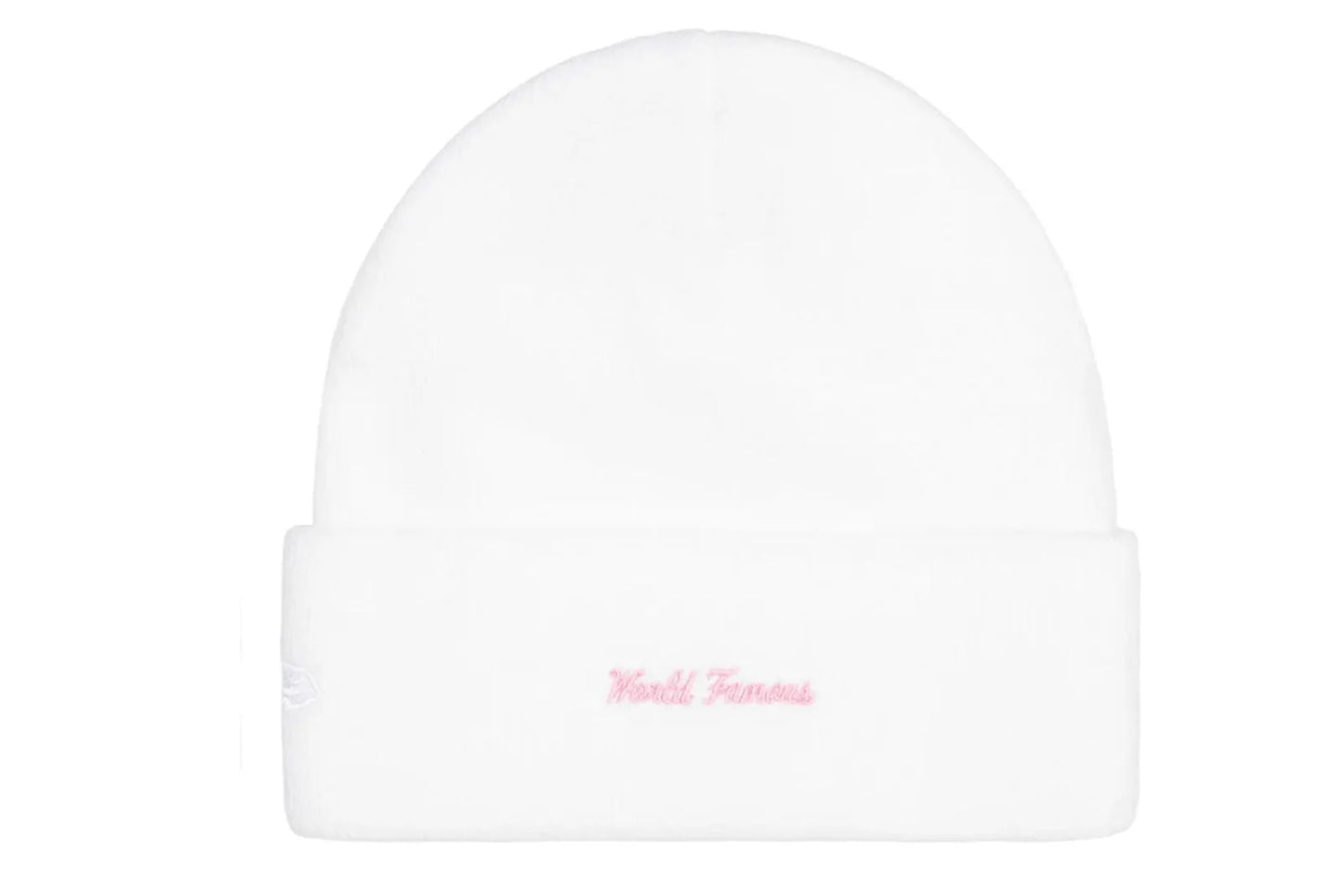 New Era Box Logo Beanie FW25 White