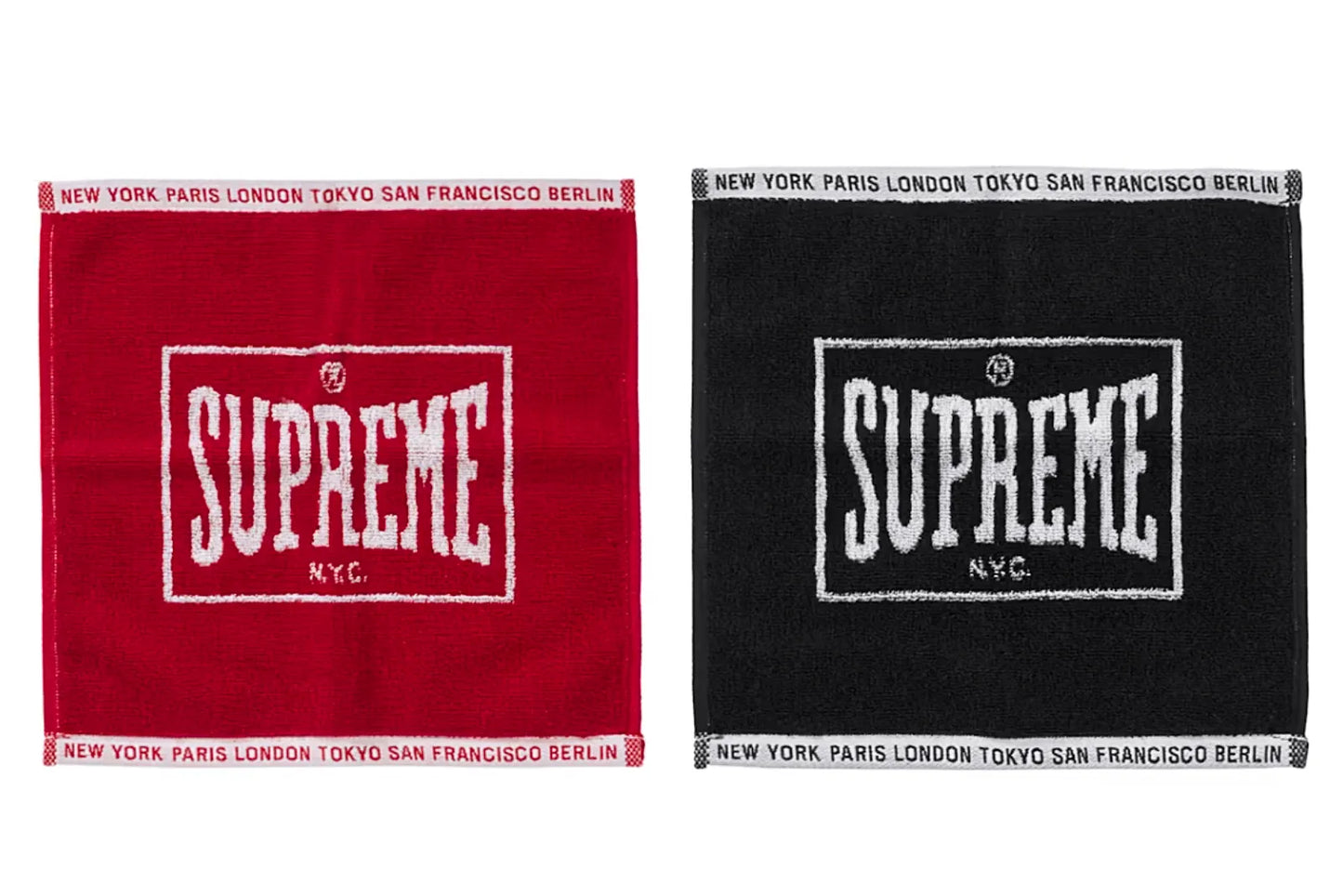 Supreme Square Mini Handtowel 2er Set Multicolor