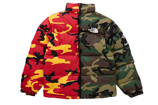 The North Face X Supreme Split Nuptse Forest Camouflage Jacket