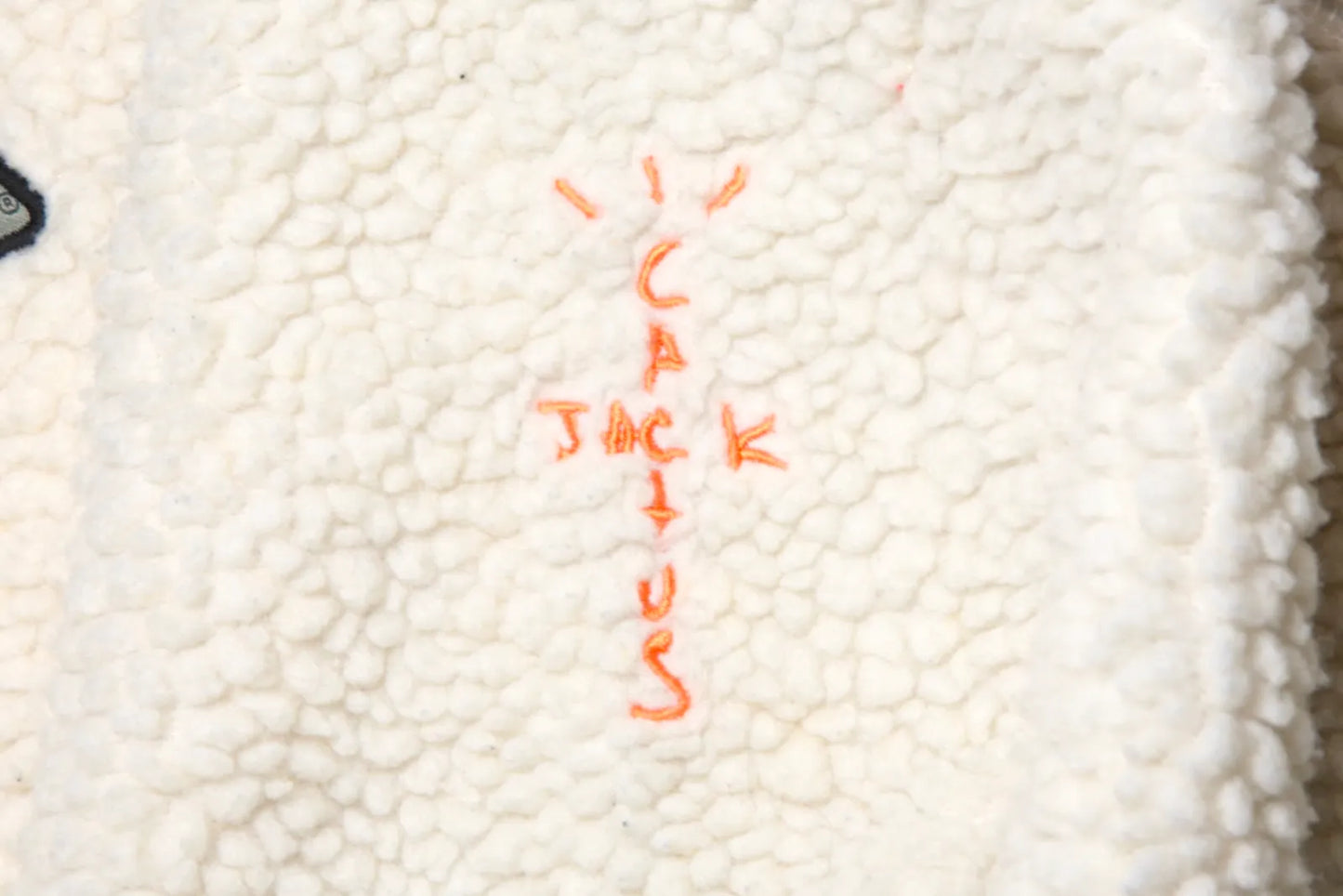 Travis Scott Cactus Jack Trails Half Zipper Sherpa Nature Creme