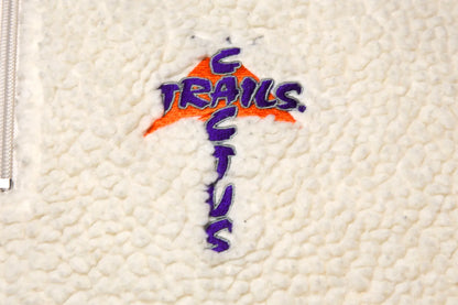 Travis Scott Cactus Jack Trails Half Zipper Sherpa Nature Creme