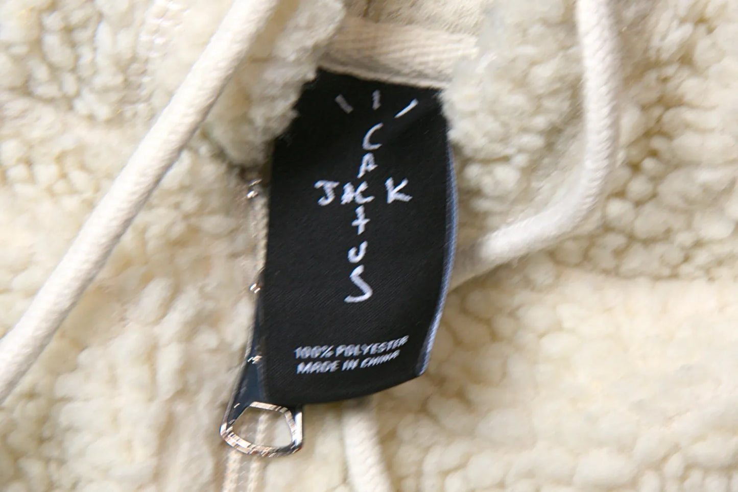 Travis Scott Cactus Jack Trails Half Zipper Sherpa Nature Creme