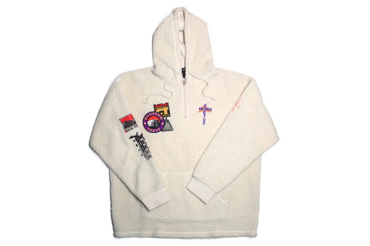 Travis Scott Cactus Jack Trails Half Zipper Sherpa Nature Creme